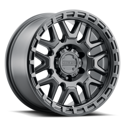 Aluminum Wheels 16x8 Krank 953B Satin Black 0 Offset 6 on 139.7 Bolt Pattern 106.1 Bore Raceline