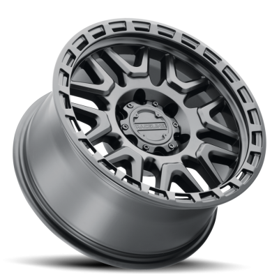 Aluminum Wheels 16x8 Krank 953B Satin Black 0 Offset 6 on 139.7 Bolt Pattern 106.1 Bore Raceline