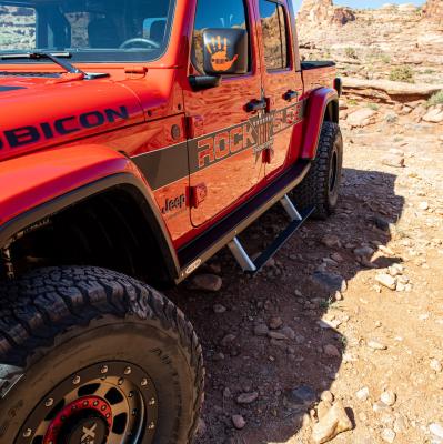 JT Gladiator Side Step Sliders For 24-25 Jeep Gladiator Drivers Side Sub Part Rock Slide Engineering
