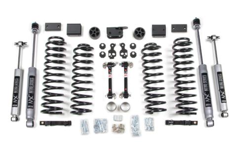 3 Inch Lift Kit Jeep Wrangler JK 12-18 4-Door Sway Bar Disconnects W/Fox 2.0 Performance Shocks