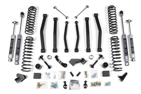 4 Inch Lift Kit Jeep Wrangler JK 12-18 2-Door Sway Bar Disconnects Fox 2.5 Performance Elite Shocks