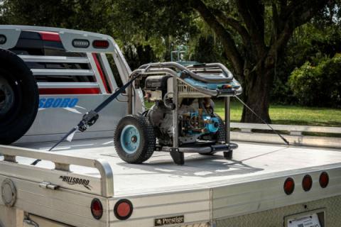 Medium Duty 1 inch Auto Retractable Ratchet Strap BulletProof Hitch