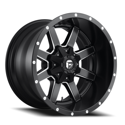 Aluminum Wheels 20X10 Maverick D538 5 On 114.3/5 On 127 Black/Milled 78.1 Bore -18 Offset Fuel Off Road Wheels