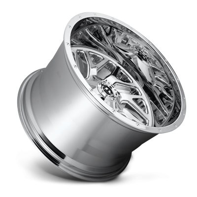Aluminum Wheels 20X12 Triton D609 8 On 170 Chrome Plated 125.1 Bore -43 Offset Mesh Spoke Fuel Off Road Wheels