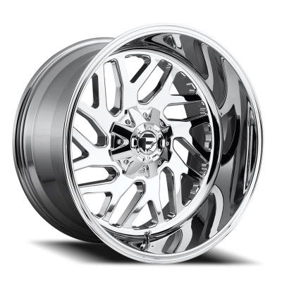 Aluminum Wheels 24X12 Triton D609 8 On 165.1 Chrome Plated 125.1 Bore -44 Offset Mesh Spoke Fuel Off Road Wheels