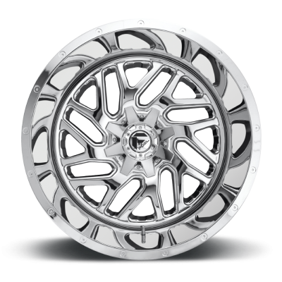 Aluminum Wheels 24X12 Triton D609 8 On 165.1 Chrome Plated 125.1 Bore -44 Offset Mesh Spoke Fuel Off Road Wheels