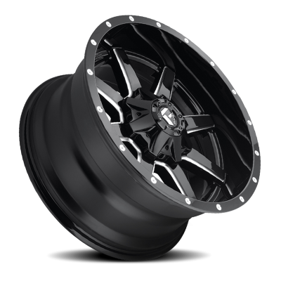 Aluminum Wheels 20X12 Maverick D610 5 On 139.7/5 On 150 Gloss Black/Milled 110.3 Bore -44 Offset Fuel Off Road Wheels