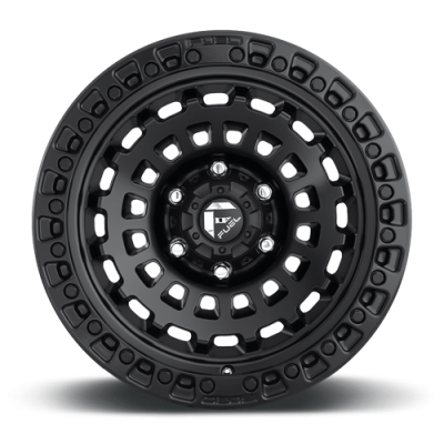 Aluminum Wheels 18X9 Zephyr D633 6 On 135 Matte Black 87.1 Bore 1 Offset Fuel Off Road Wheels