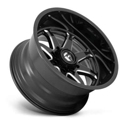 Aluminum Wheels 20X10 Hammer D749 5 On 139.7 Gloss Black Milled 78 Bore -18 Offset Fuel Off Road Wheels