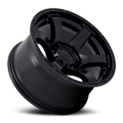 Aluminum Wheels 18X9 Rush D766 6 On 120 Satin Black 67.06 Bore 1 Offset Fuel Off Road Wheels