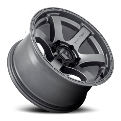 Aluminum Wheels 20X9 Rush D767 6 On 135 Matte Gunmetal Gray 87.1 Bore 1 Offset Fuel Off Road Wheels