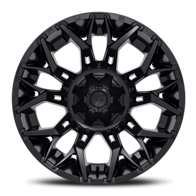 Aluminum Wheels 22X10 Twitch D772 8 On 170 Blackout 125.1 Bore -18 Offset Fuel Off Road Wheels