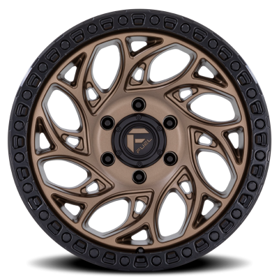 Aluminum Wheels 18X9 Runner OR D841 5 On 139.7 Bronze/Black Ring 78.1 Bore 1 Offset Fuel Off Road Wheels