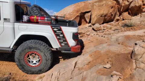 20-25 Jeep JT Gladiator Trailhead Series Rear Bumper With Flush Mount Reverse Light Cut Outs And Park Sensors Excessive Industries