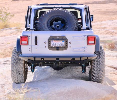 18-Up Jeep Wrangler JL 4 Door GateKeeper Tire Carrier Edge 5x5 Lug Pattern Factory JL  Excessive Industries