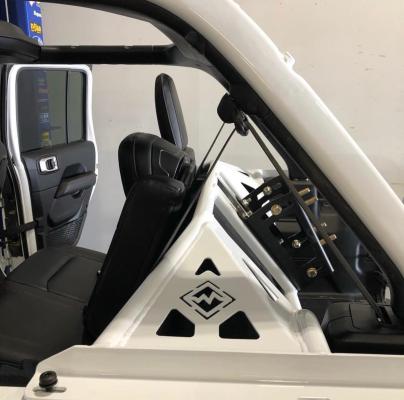 18-Up Jeep Wrangler JL 4 Door GateKeeper Tire Carrier Edge 5x5 Lug Pattern Factory JL  Excessive Industries