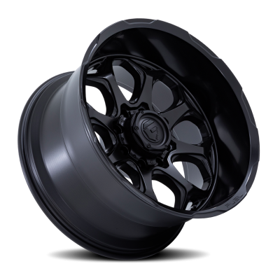 Aluminum Wheels 22X12 Scepter FC862 MX 5 On 127 Blackout 71.5 Bore -44 Offset Fuel Off Road Wheels