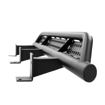 Frame Mounted Steel Rock Sliders Textured Black 07-18 Jeep Wrangler JK 4 Door Go Rhino