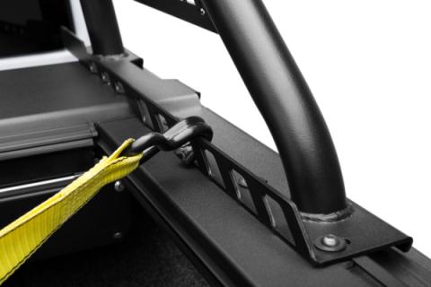 ARC Sports Bar 2020-2024 Jeep Gladiator TX Blk Works with Roll-N-Lock and Rugged Ridge Armis Retractable Bed Cover Only NFab