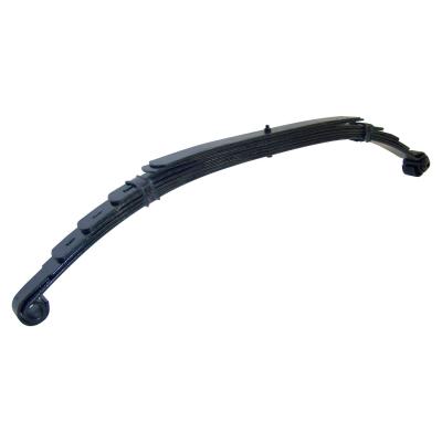 HD Front Leaf Spring Assembly for 1976-86 Jeep CJ's, 7 Leaf w/ Only One Bushing Crown Automotive