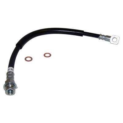 Front Brake Hose (Frame to Caliper) for 1982-1983 Jeep CJ-5, 16.25 Inches Long Crown Automotive