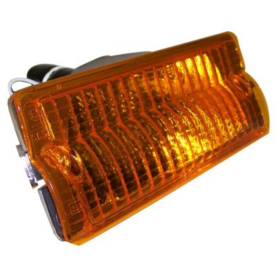 Left Front Parking Lamp for Jeep 76-91 SJ, J-Series, Incl. Lamp, Bulb &amp; Harness Crown Automotive
