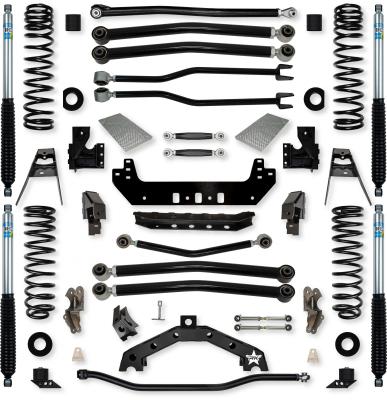 3.5 Inch Adventure X2 No Limits Long-Arm Suspension System for Jeep Wrangler JLU Diesel Models With Bilstein Shocks Rock Krawler