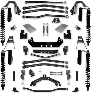 3.5 Inch X-Factor X2 Coilover No Limits Long-Arm Suspension System for Jeep Wrangler JLU Diesel Models Trail Runner System Stage 2 Rock Krawler