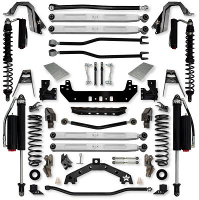 4.5 Inch Adventure X2 Pro Elite Coilover Long-Arm Suspension System for Jeep Wrangler JLU Gas Models Comp System Stage 2 Rock Krawler