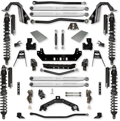 4.5 Inch X-Factor X2 Pro Elite Coilover No Limits Long-Arm Suspension System for Jeep Wrangler JLU Gas Models Trail Runner System Stage 1 Rock Krawler