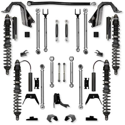 3.0 Inch X-Factor PRO Coilover No Limits Mid-Arm Suspension System for Jeep Gladiator JT Diesel Models Trail Runner System Stage 1 Rock Krawler