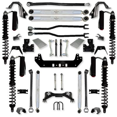 3.0 Inch Silverback Pro Elite Coilover Long-Arm Suspension System for Jeep Gladiator Gas Models Trail Runner System Stage 2 Rock Krawler