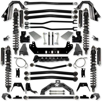 4.5 Inch Adventure X2 Coilover Long-Arm Suspension System for Jeep Gladiator JT Gas Models Trail Runner System Stage 1 Rock Krawler