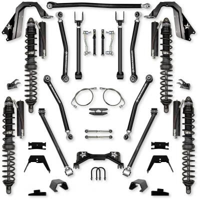 4.5 Inch Adventure X Pro Coilover Mid-Arm Suspension System for Jeep Gladiator JT Gas Models Trail Runner System Stage 1 Rock Krawler