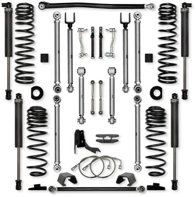 4.5 Inch X-Factor PRO Mid-Arm Suspension System for Jeep Gladiator JT Gas Models With IFP Shocks Rock Krawler