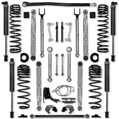 4.5 Inch X-Factor Pro Elite Mid-Arm Suspension System for Jeep Gladiator JT Gas Models With IFP Shocks Rock Krawler