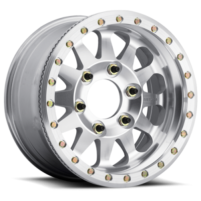 Aluminum Wheels 17x9 Beadlock MR101 Bolt Pattern 8 On 165.1 Offset -12 Lip Size 3.15 Raw Machined Method