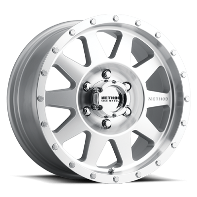 Aluminum Wheels 17x8.5 The Standard MR301 Bolt Pattern 6 On 139.7 Offset 0 Lip Size 2.76 Machined SL Clear Coat Method