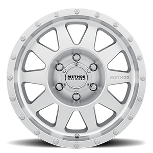 Aluminum Wheels 17x8.5 The Standard MR301 Bolt Pattern 6 On 139.7 Offset 0 Lip Size 2.76 Machined SL Clear Coat Method