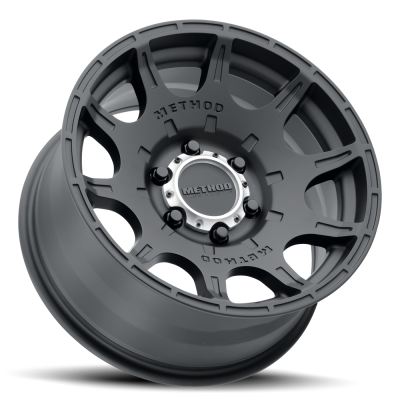 Aluminum Wheels 17x8.5 Roost MR308 Bolt Pattern 6 On 139.7 Offset 0 Matte Black MB Method