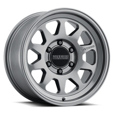 Aluminum Wheels 20x9 MR316 Bolt Pattern 6 On 139.7 Offset 18 Lip Size 1.77 Gloss Titanium TT Method