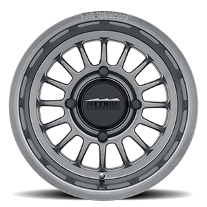 Aluminum Wheels 15x7 MR411 Bead Grip UTV Bolt Pattern 4 On 136 Offset 13 Lip Size 1.85 Gloss Titanium SL Method
