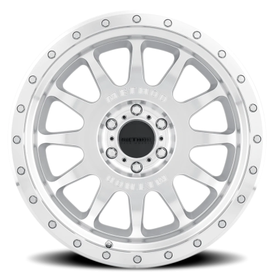 Aluminum Wheels 20x10 NV MR605 Bolt Pattern 5 On 127 Offset -24 Lip Size 2.83 Machined Silver SL Clear Coat Method