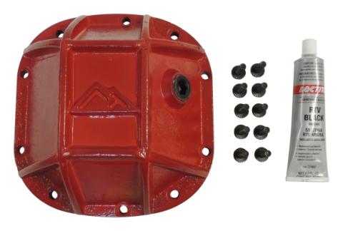 Heavy Duty Dana 30 Differential Cover for Jeep Models w/ D30 Axle Red RT Off Road