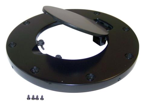 2 or 4 Door Black Non-Locking Fuel Door for Jeep JK Wrangler RT Off Road