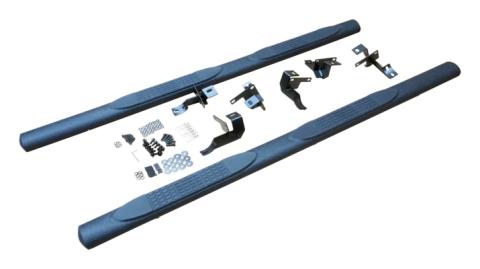 SIDE STEPS WITH TEXTURED POWDER COAT FINISH for 4 Door Jeep JK Wrangler RT Off Road