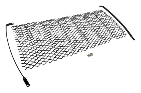 Grille Insert 2007-2018 JK Wrangler Formed Steel 3D 1 Piece Gloss Black Powder Coat Finish Mounts Behind Grille RT Off Road