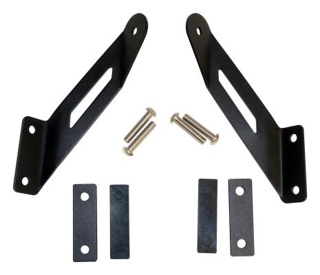 Auxiliary Light Mounting Bracket 2007-2018 JK Wrangler Fits PN[ER28083] 21.5 Inch LED Light Bar Textured Black RT Off Road