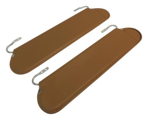 Set of 2 Spice Sun Visor Set for 1972-1986 Jeep CJ-5, CJ-6, CJ-7 and CJ-8 RT Off Road