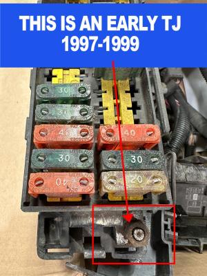 1997-2006 Jeep Wrangler TJ / LJ Battery Cable Kit 4.0 Liter 2/0 Gauge Battery Cable Big7Kits